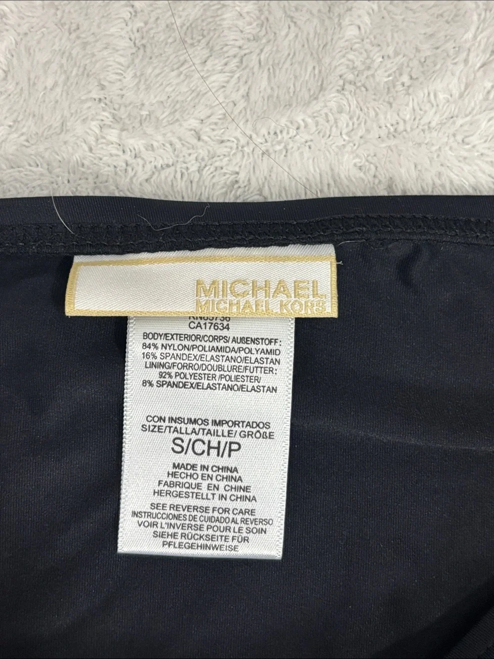 Michael Kors Black Classic Bikini Bottoms Size Small